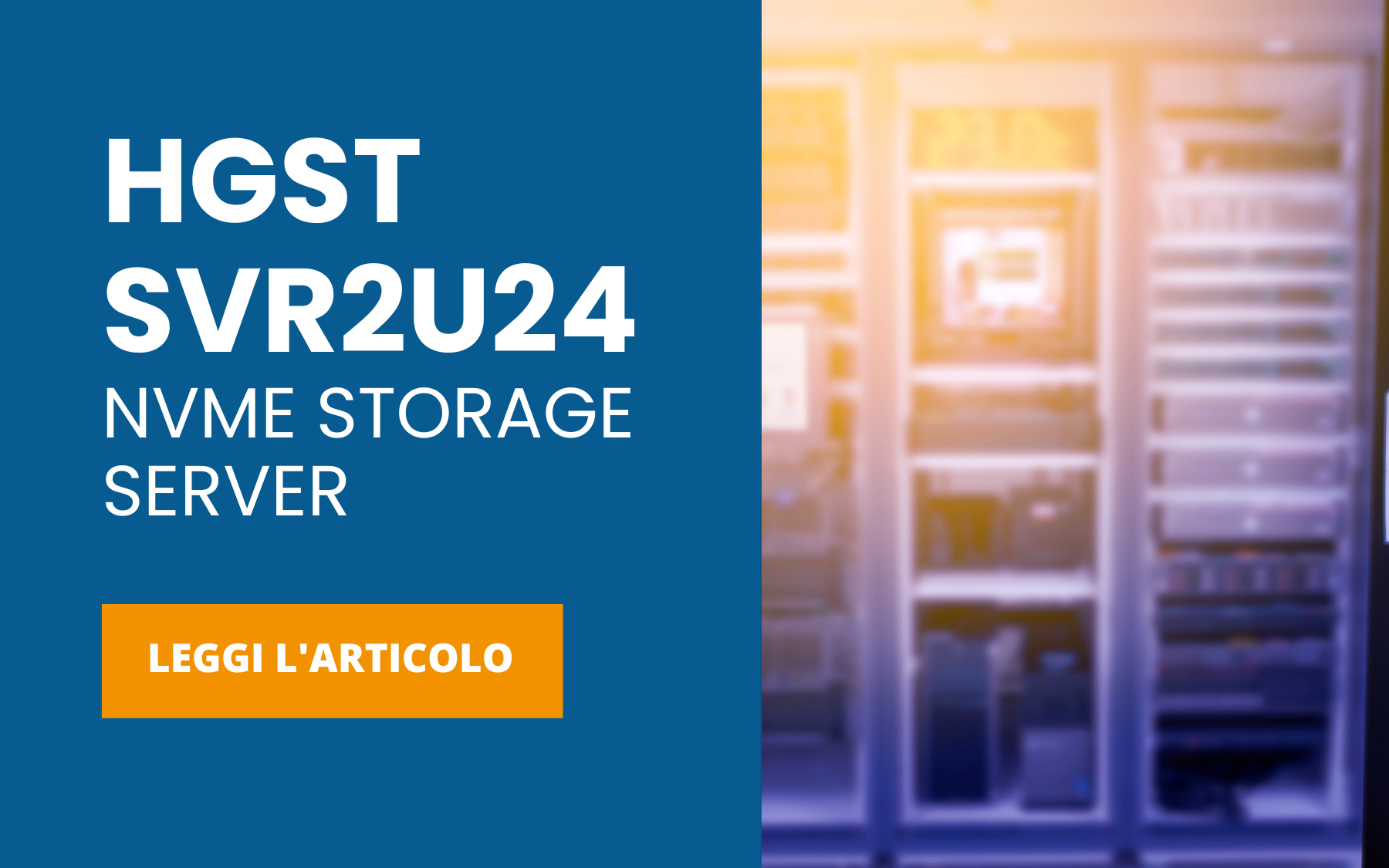 HGST SVR2U24 NVMe STORAGE SERVER