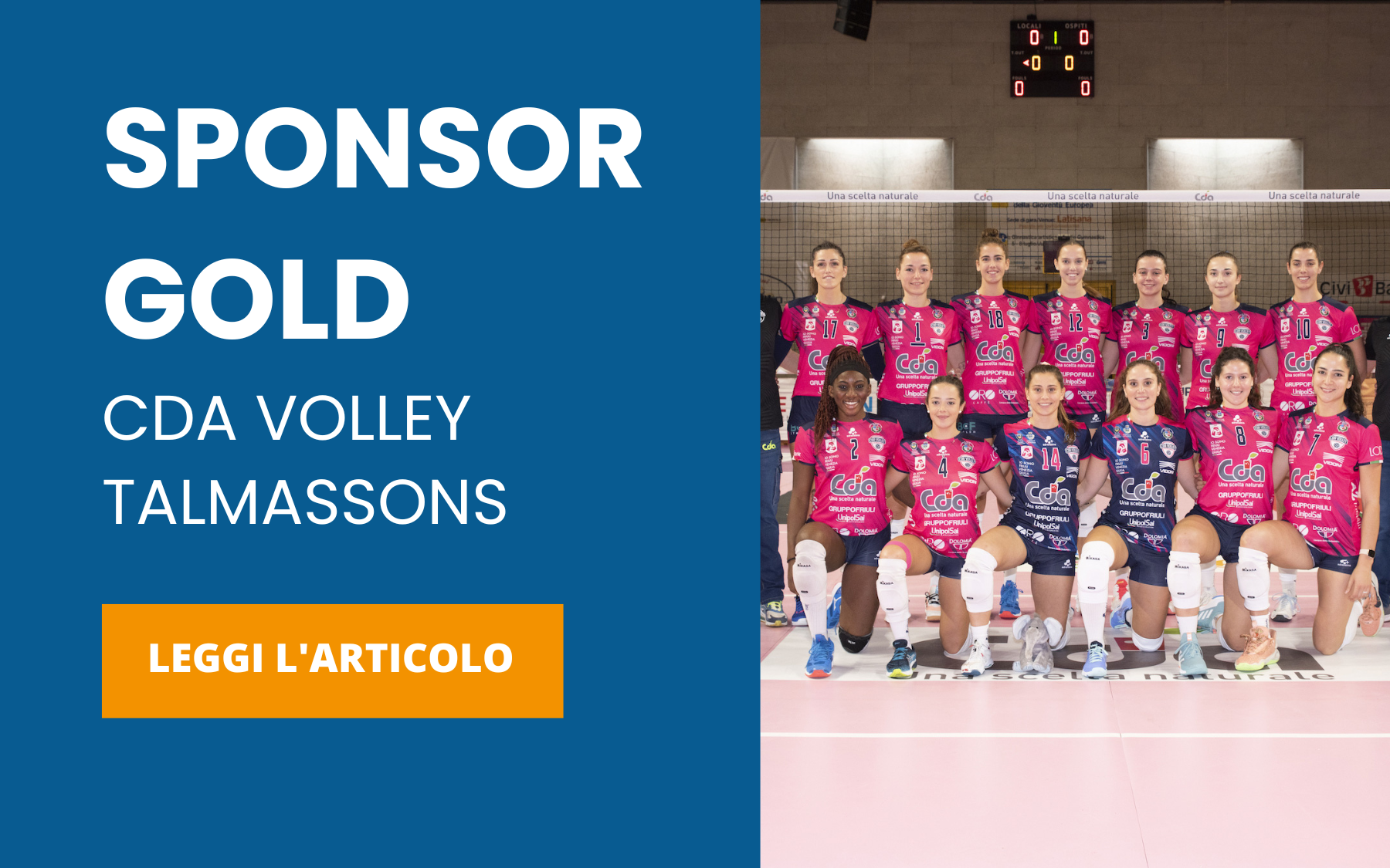 Sponsor Gold cda volley talmassons