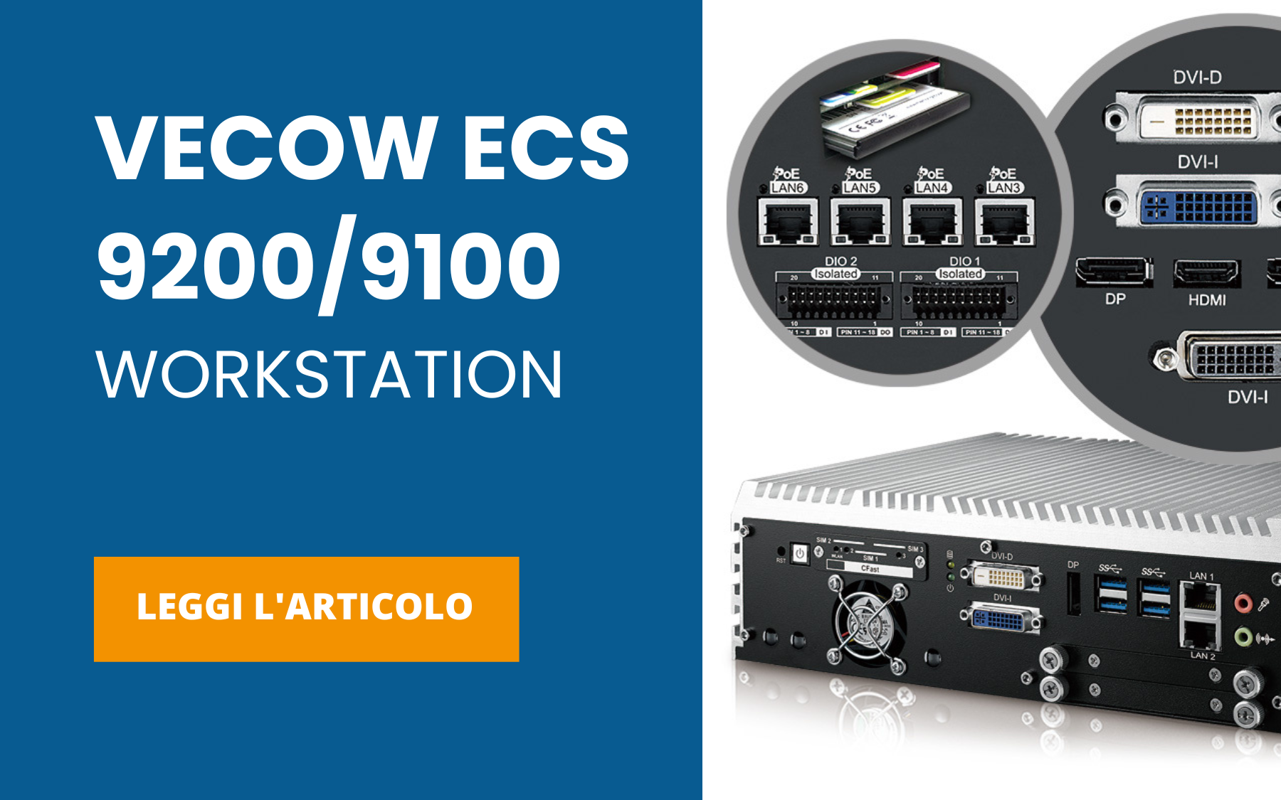 VECOW ECS 92009100 WORKSTATION